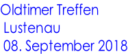Oldtimer Treffen  Lustenau  08. September 2018