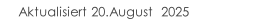 Aktualisiert 20.August  2025